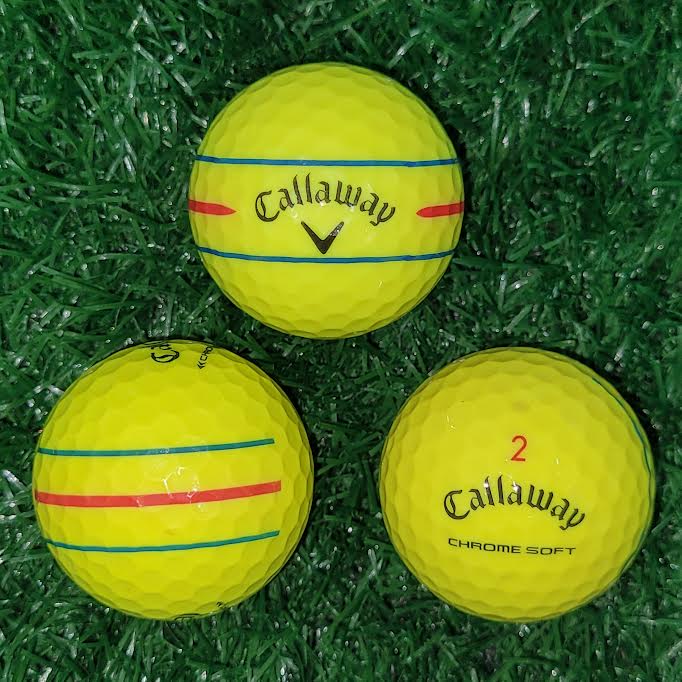 Callaway Chrome Soft Triple Track - Yellow - 1 Dozen