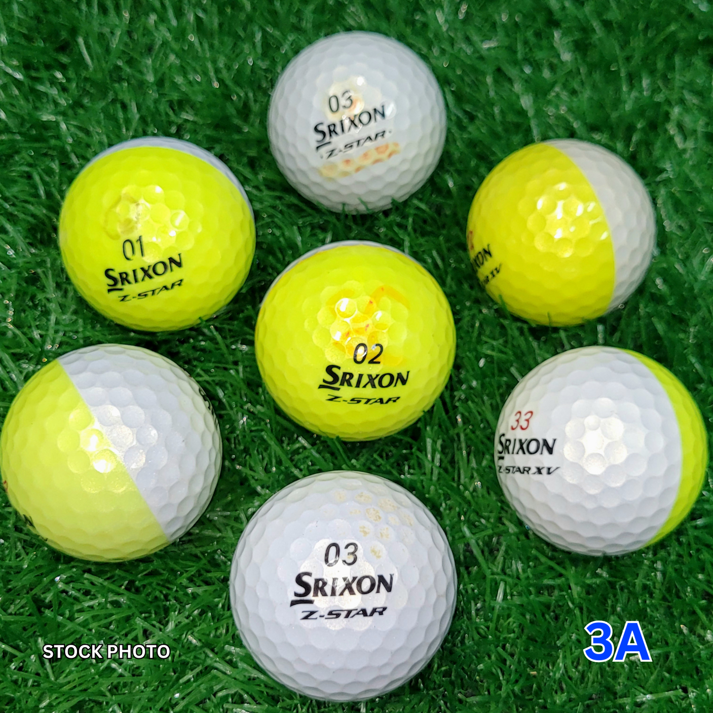 Srixon Z-Star / XV Divide Mix Golf Balls - 1 Dozen