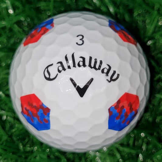 Callaway Chrome Soft TruTrack - Red / Blue - 1 Dozen