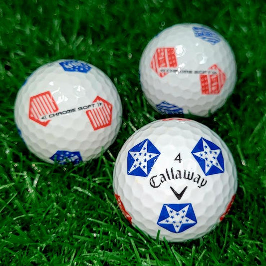 Callaway Chrome Soft Truvis - Stars & Stripes [USA] - 1 Dozen