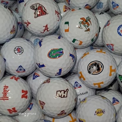TaylorMade Pix Sports/College Logo Mix Golf Balls - TP5 / TP5x - 1 Dozen