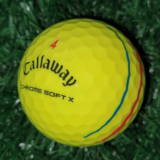 Callaway Chrome Soft X Triple Track - Yellow - 1 Dozen