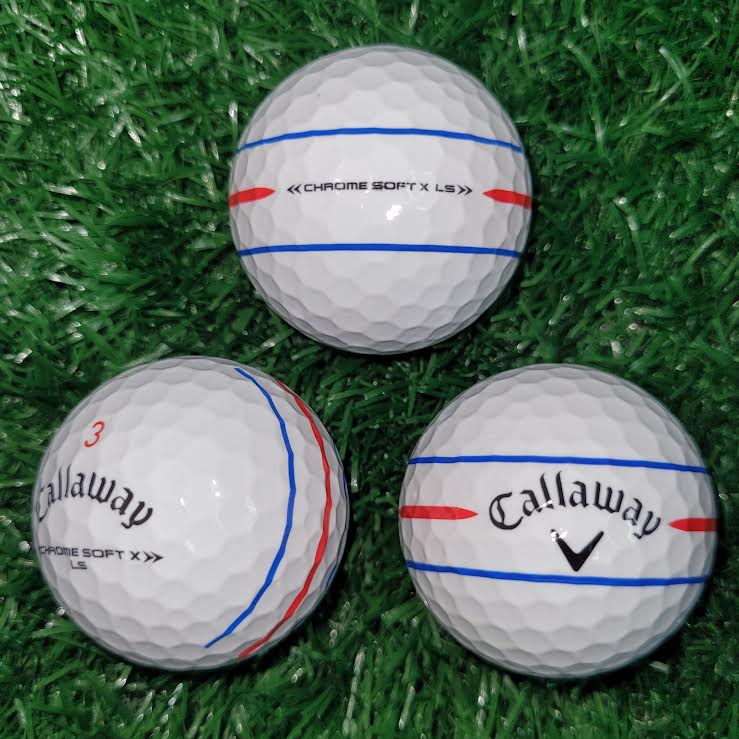 Callaway Chrome Soft X LS Triple Track Golf Balls - 1 Dozen