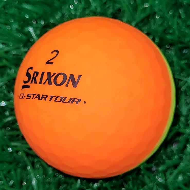 Srixon Q-Star Tour Divide - Matte Orange/Yellow