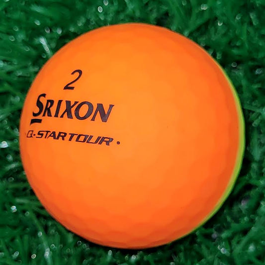 Srixon Q-Star Tour Divide - Matte Orange/Yellow