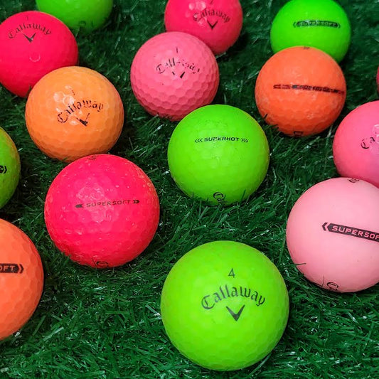 Matte_Callaway_SuperSoft_Used_Golf_Balls_2A_Shag_Grade - iLovetoGolf
