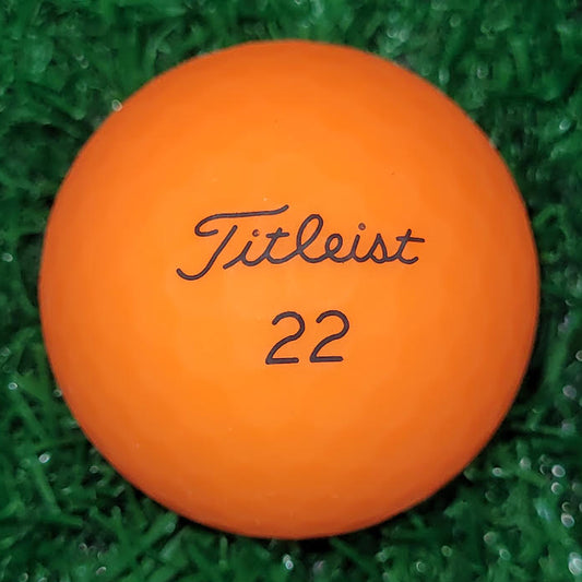 Orange_Matte_Titleist_Velocity_Used_Golf_Balls - iLovetoGolf