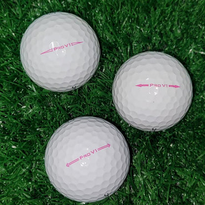 Titleist Pro V1 Golf Balls - Pink - 1 Dozen