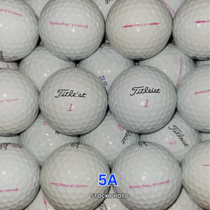 Titleist Pro V1 Golf Balls - Pink - 1 Dozen