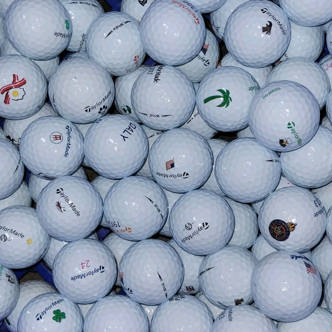 TaylorMade_TP5_X_Logo_Mixed_Used_Golf_Balls_5A - iLovetoGolf