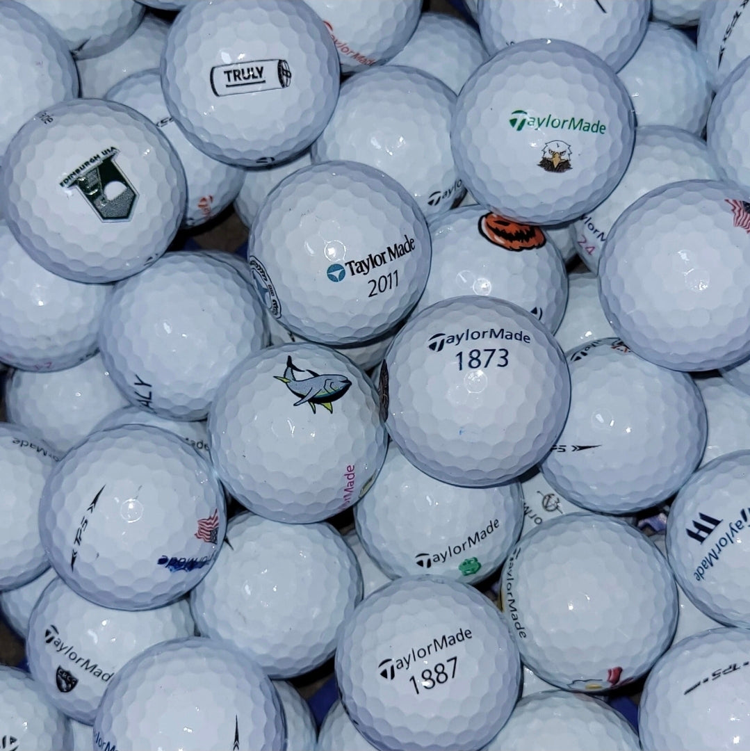 TaylorMade_TP5_X_Logo_Mixed_Used_Golf_Balls_Logos - iLovetoGolf
