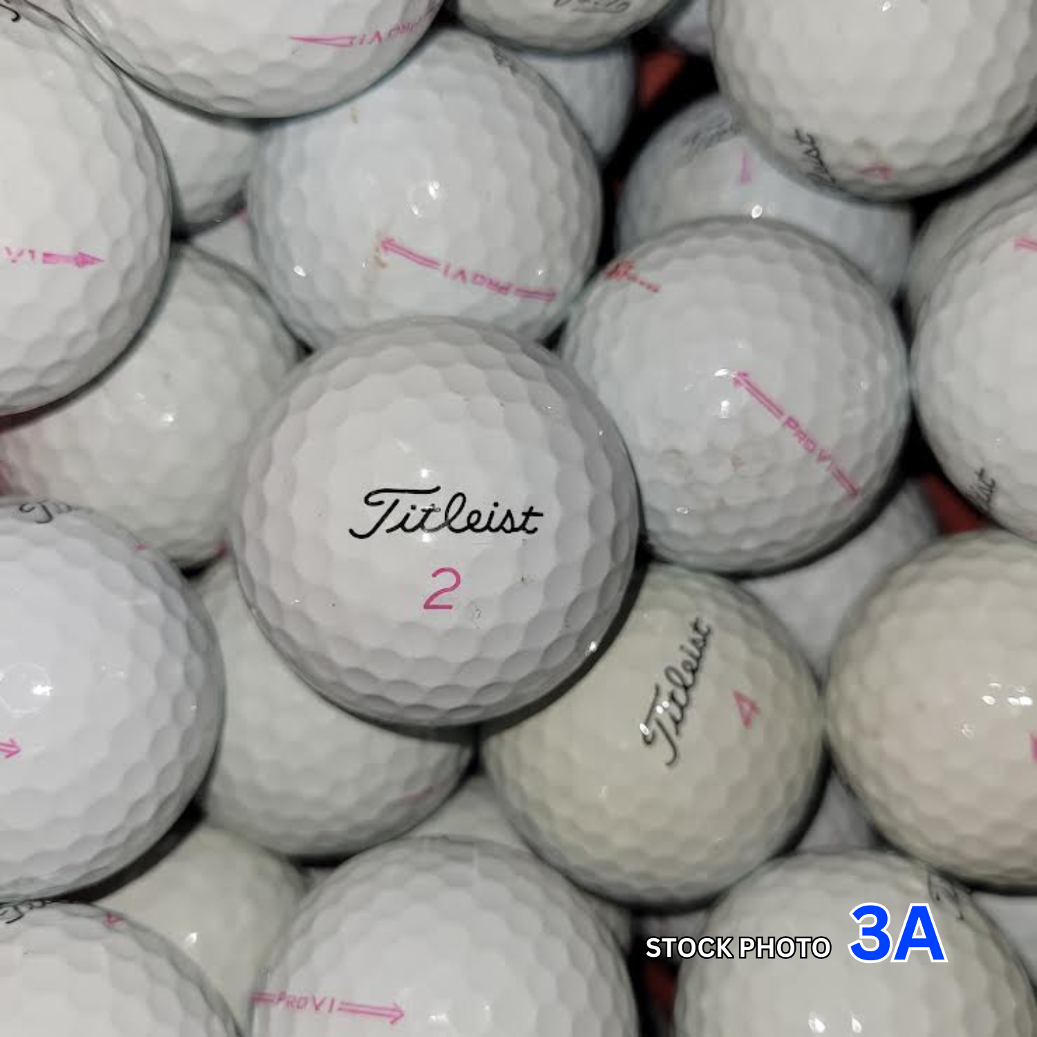 Titleist_Pink_Pro_V1_Used_Golf_Balls_3A_Value_Grade - iLovetoGolf