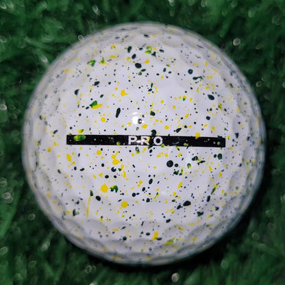 Vice Pro Drip Golf Balls - Yellow / Black - 1 Dozen