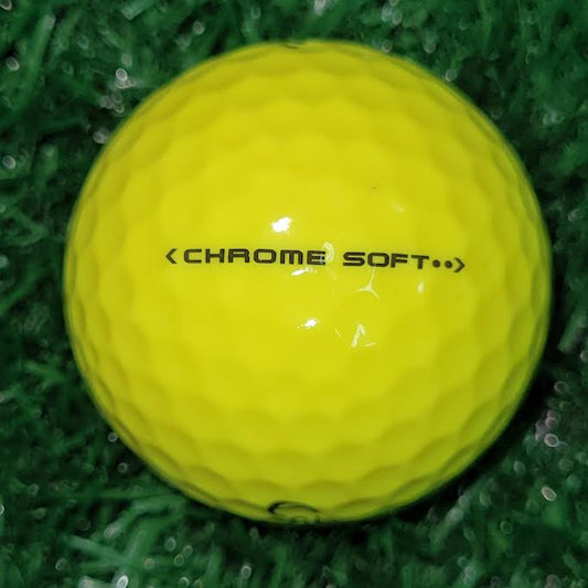 Yellow_Callaway_Chrome_Soft_Used_Golf_Balls - iLovetoGolf