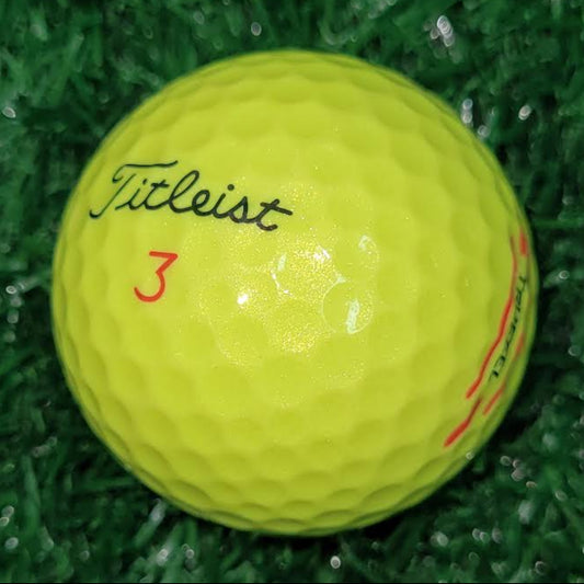 Yellow_Titleist_TruFeel_Used_Golf_Balls - iLovetoGolf