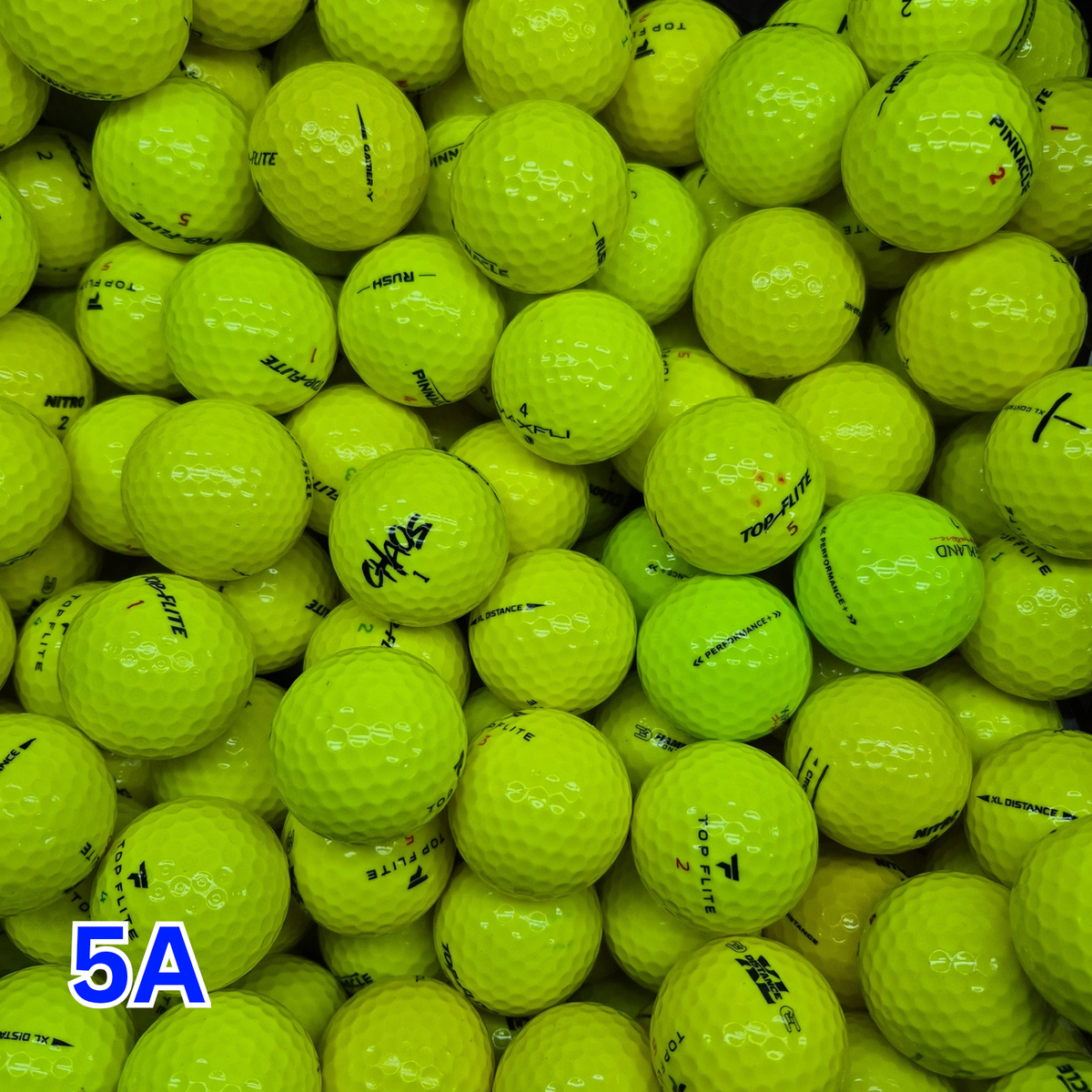 Yellow_Value_Mix_Used_Golf_Balls_5A_Grade - iLovetoGolf