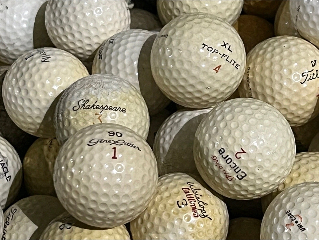 Vintage Mixed Golf Ball Lot - 100ct
