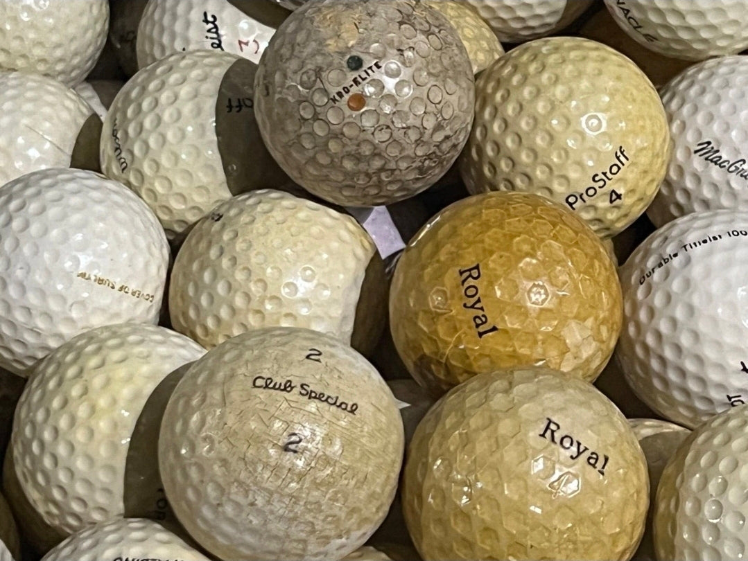 Vintage Mixed Golf Ball Lot - 100ct