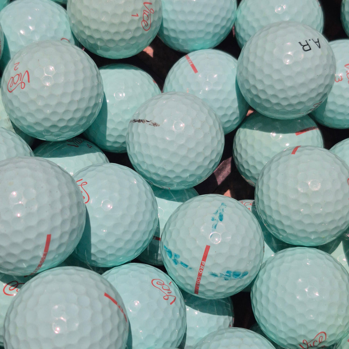 Vice Pro Soft Golf Balls - Hue Blue - 1 Dozen