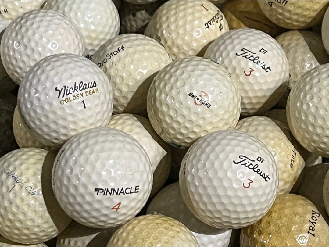 Vintage Mixed Golf Ball Lot - 100ct