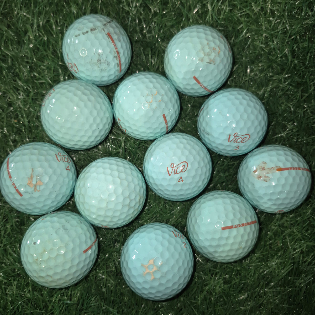Vice Pro Soft Golf Balls - Hue Blue - 1 Dozen