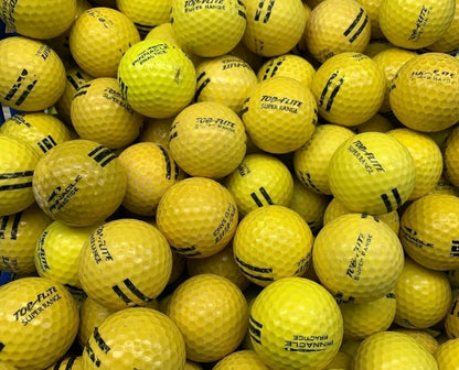 Yellow Range Practice Balls Shag Golf Balls - 100ct