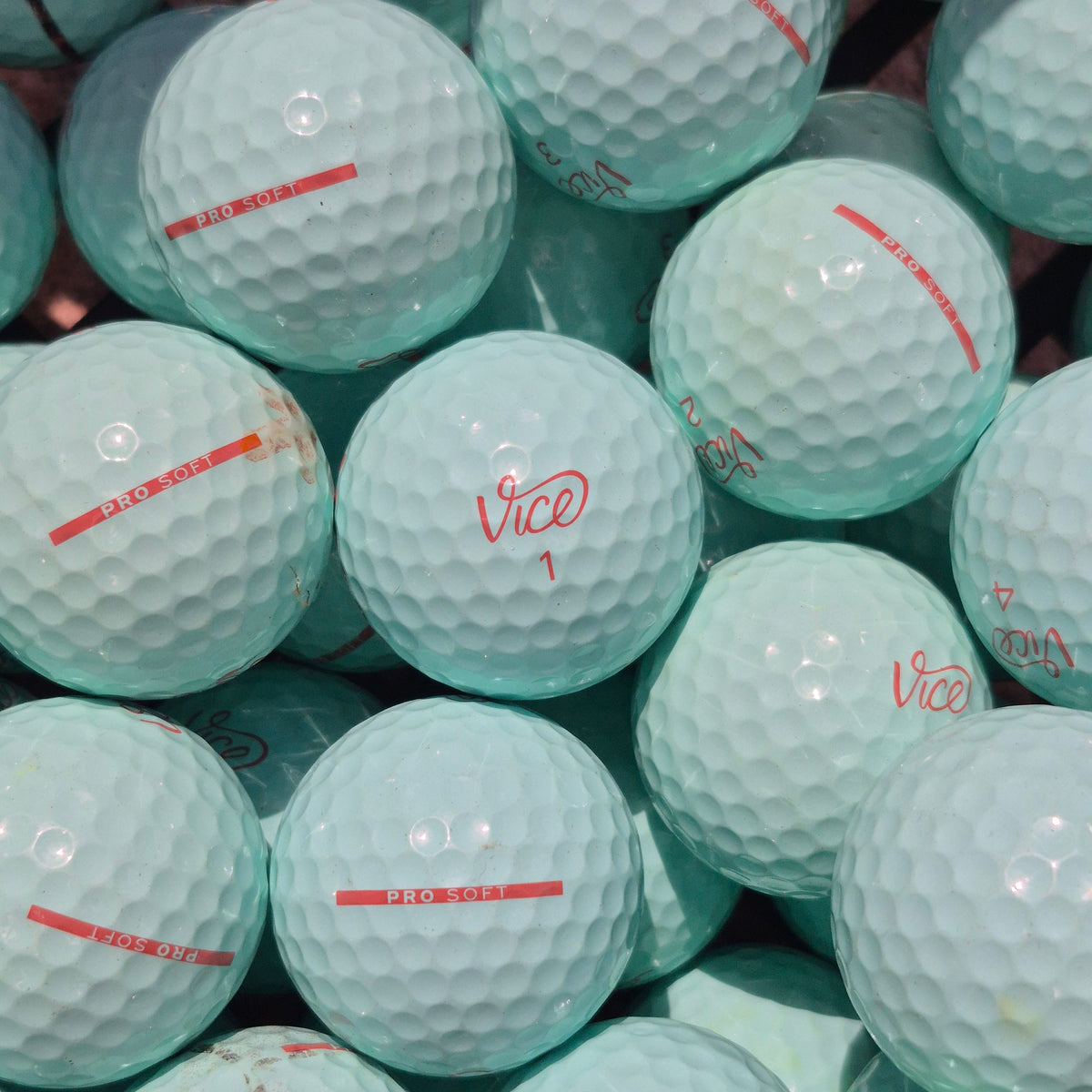Vice Pro Soft Golf Balls - Hue Blue - 1 Dozen