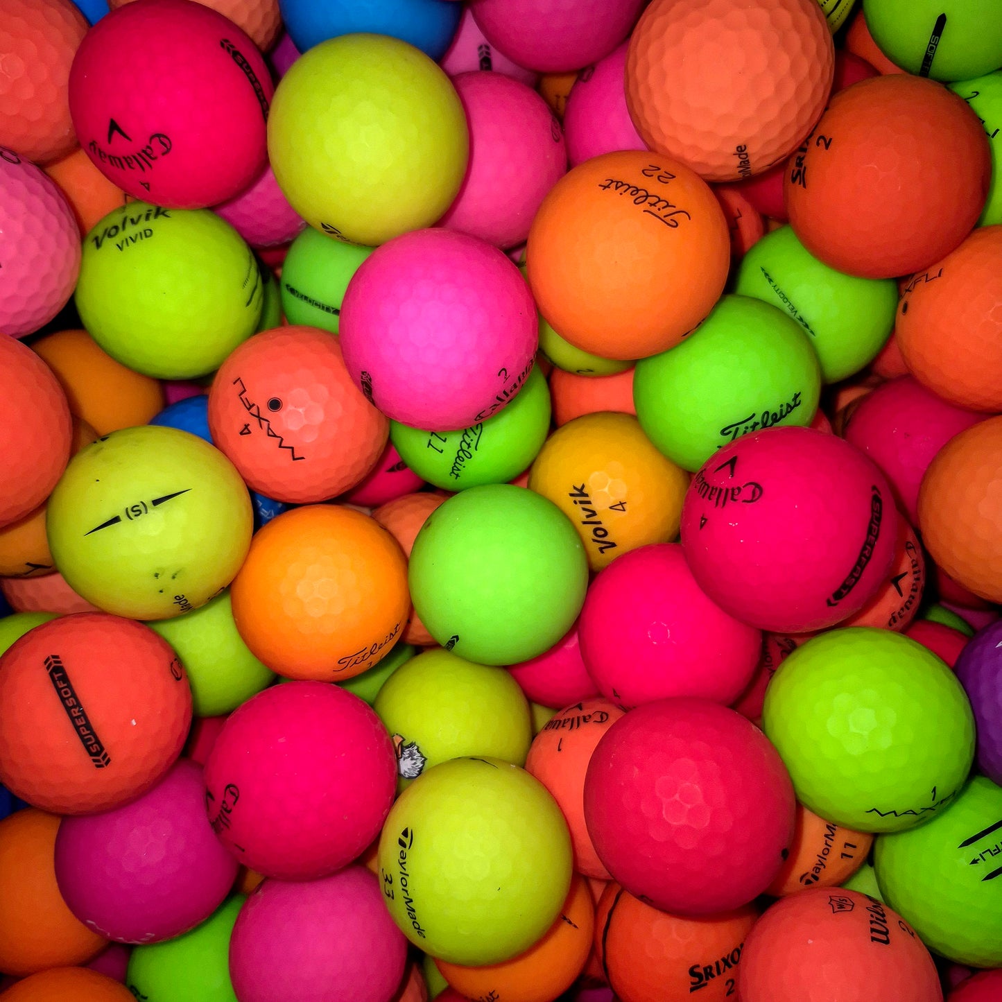 Premium Assorted Color Mix Golf Balls – Matte